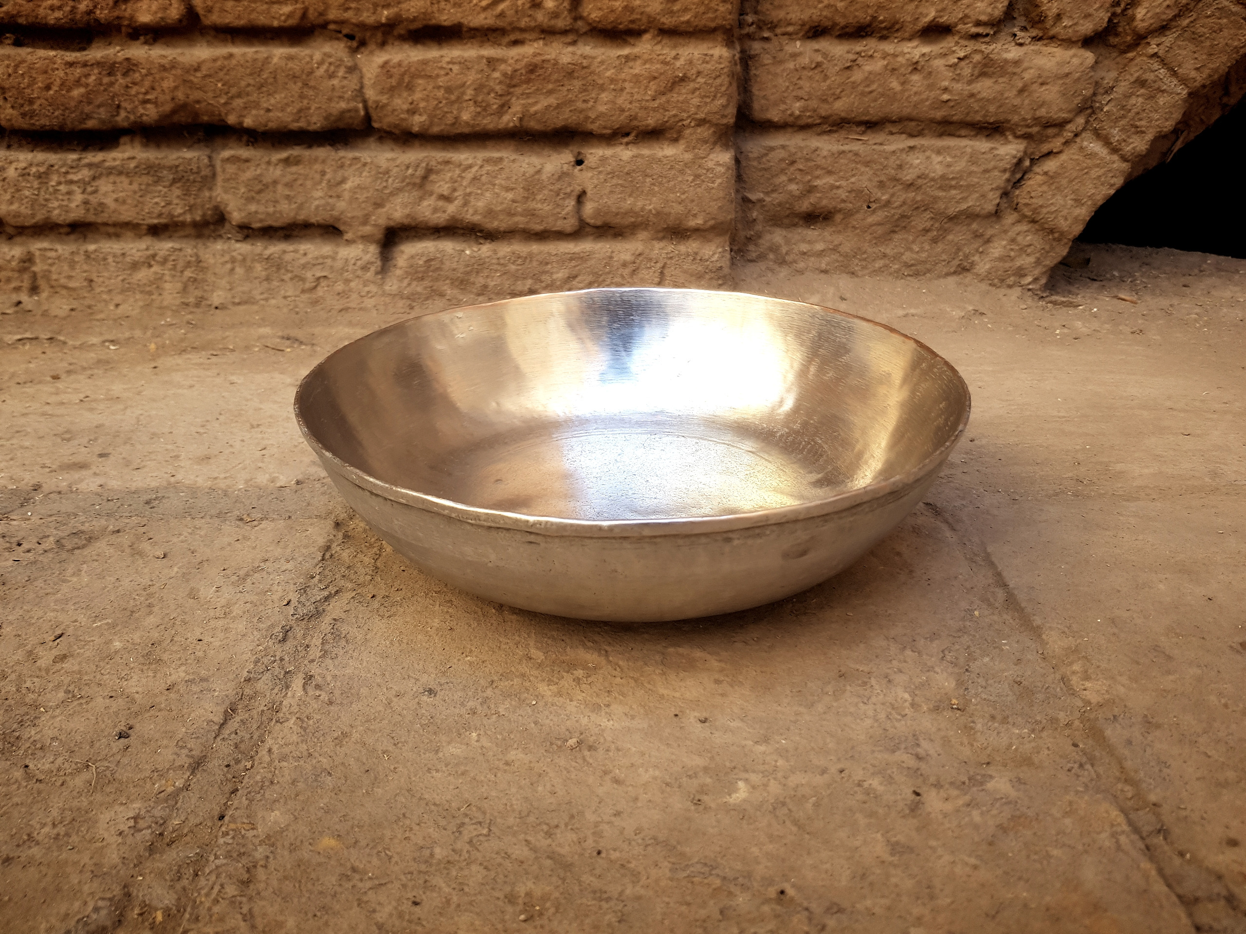 کاسه یا دوری مسی قاجاری