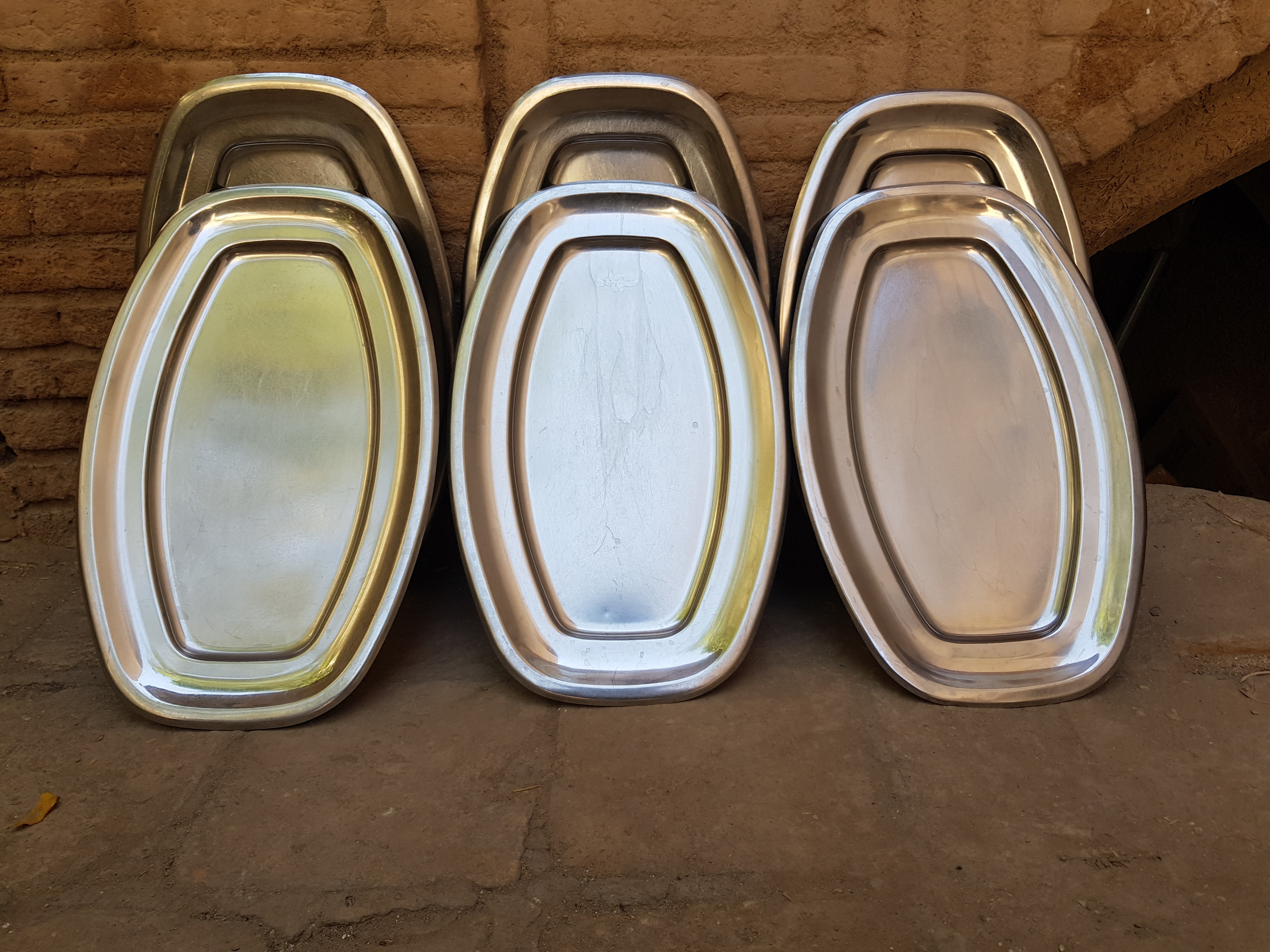 یک دست دیس بزرگ قدیمی(بکر،سنگین)