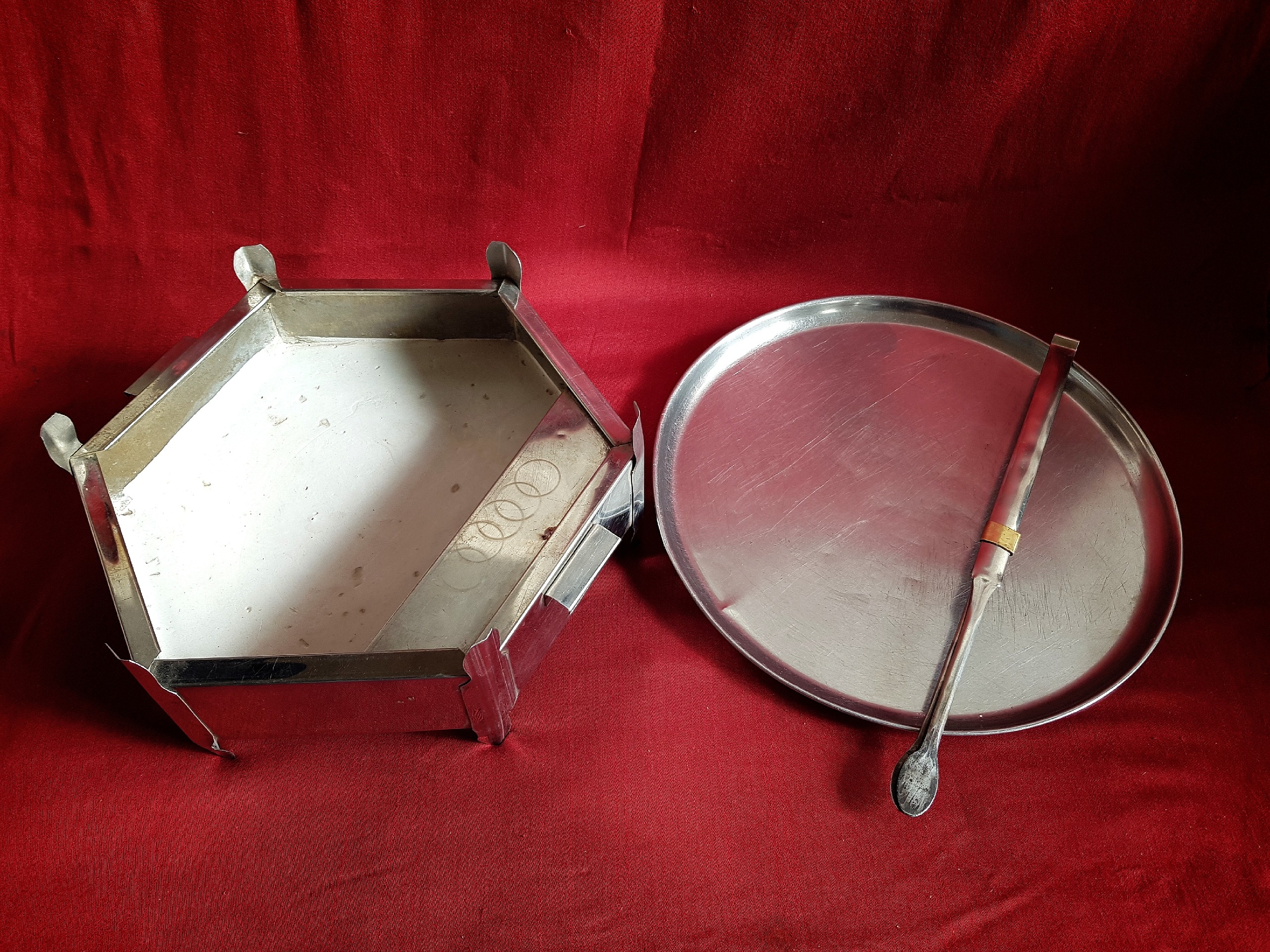 منقل ، سینی وانبر استیل