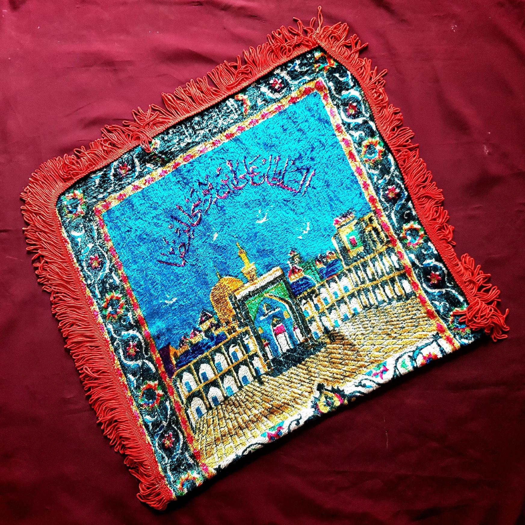 سجاده مخمل قدیمی (شیفون مخمل کاشان)