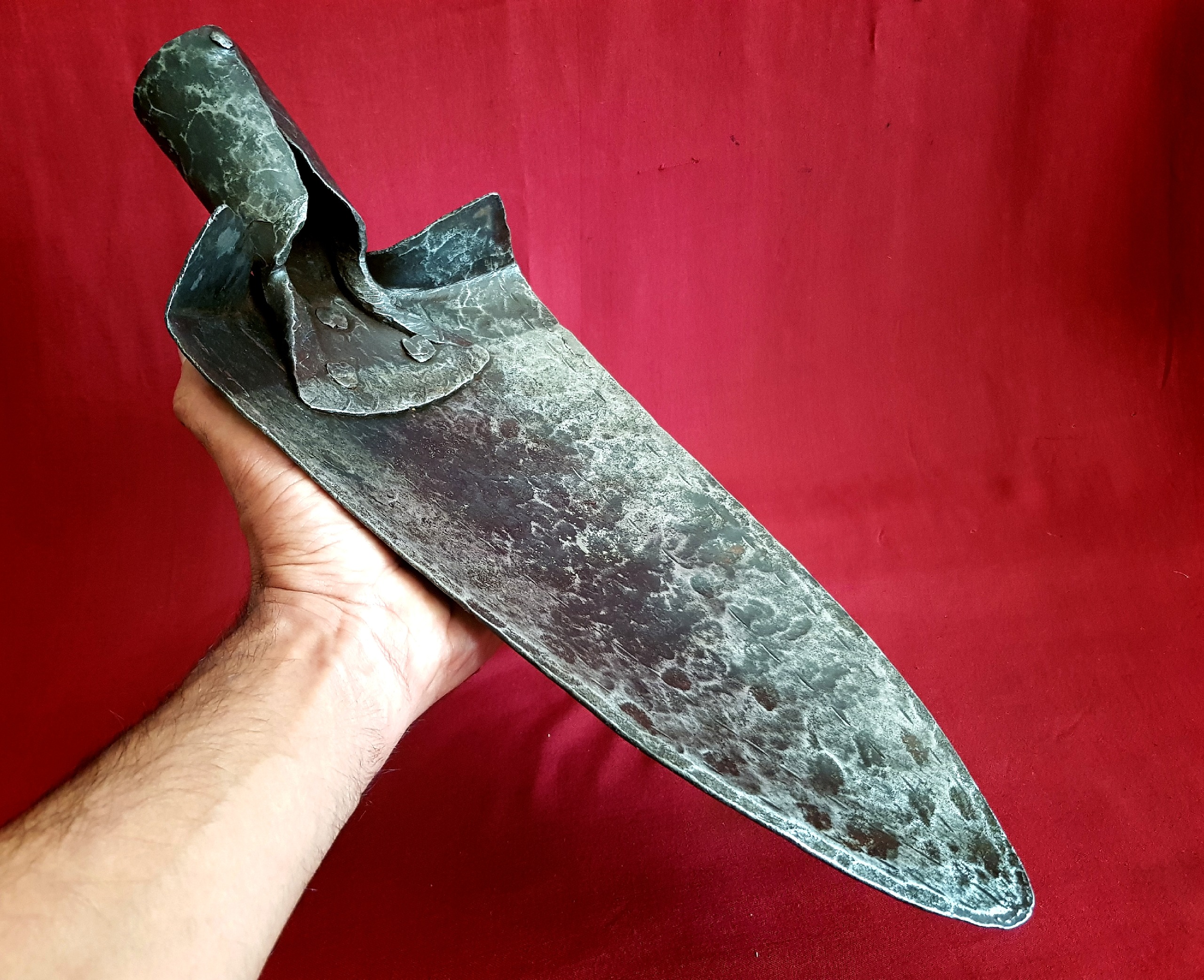 بیل آنتیک فولادی قاجاری (خاص،کمیاب،سنگین)