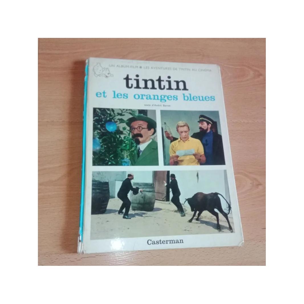 تن تن پرتقال های آبی - چاپ بلژیک