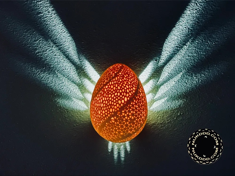 چراغ تزیینی دیواری مدل تخم مرغ