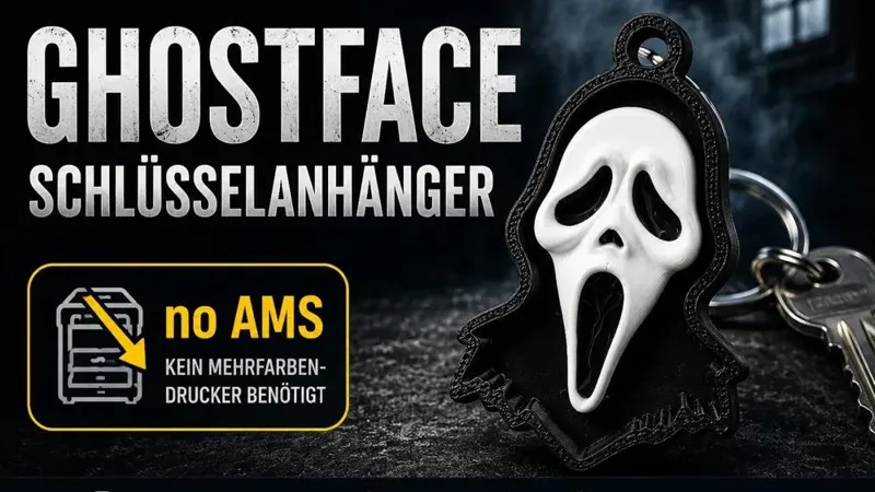 سرکلیدی مدل Ghost Face کد 12