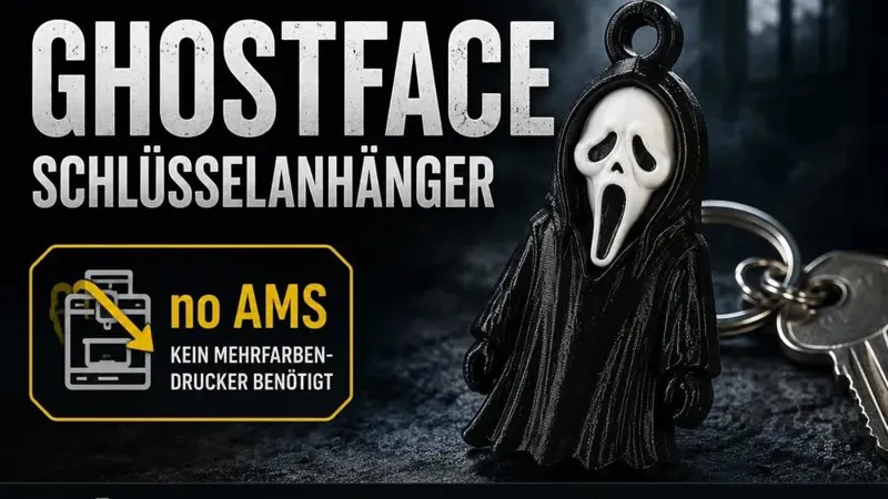 سرکلیدی مدل Ghost Face کد 13
