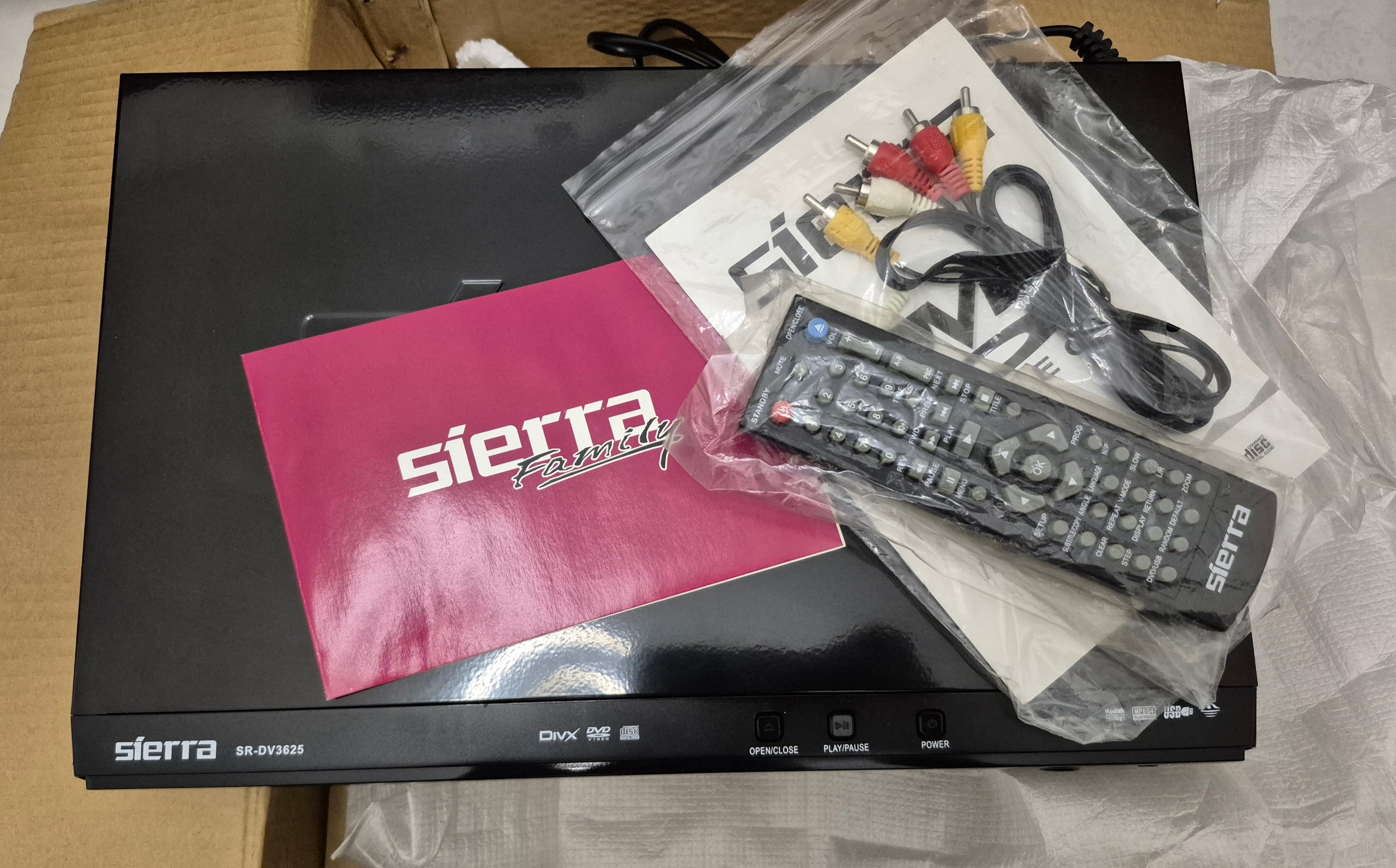 دی وی دی پلیر Sierra SR-DV3625