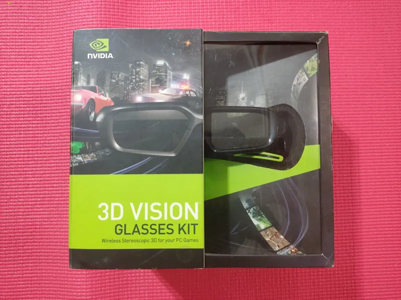 عینک سه بعدی Nvidia 3d vision