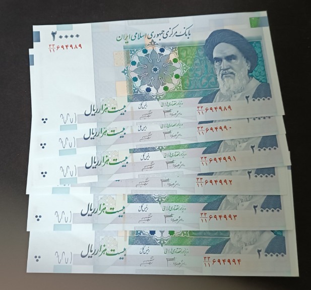 3 جفت اسکناس 20000 ریالی دانش جعفری مظاهری