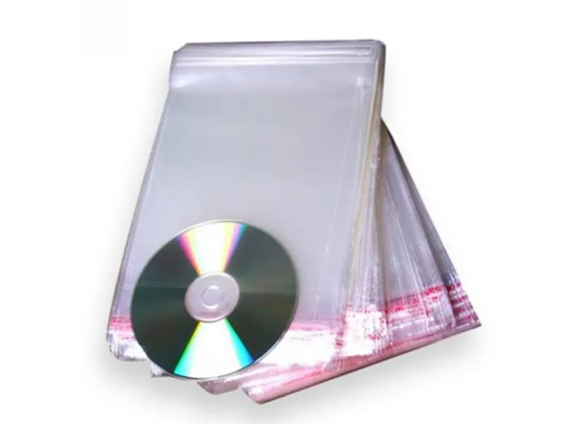 سلفون DVD بسته 1 کیلوئی لبه چسب دار