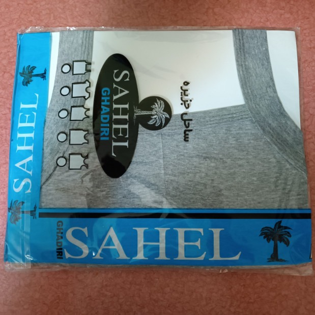 زیرپوش رکابی یقه خشتی SAHEL