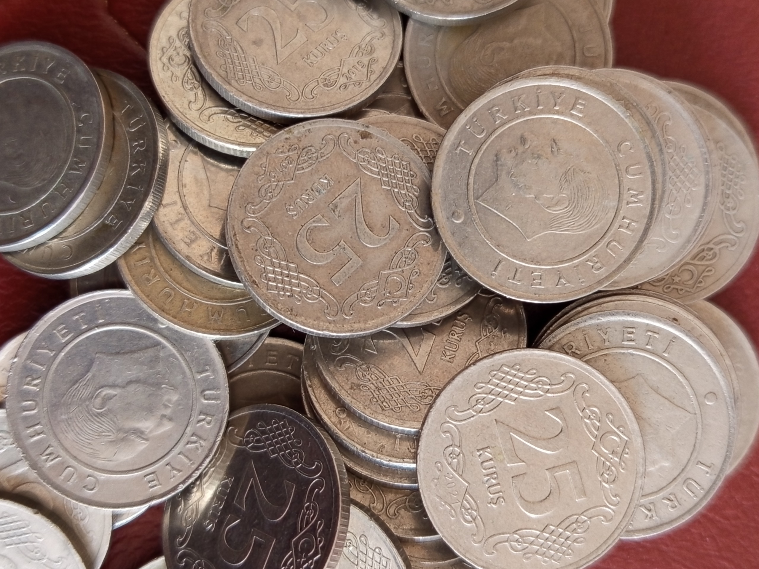 سکه 25 کروس ترکیه (50 عدد)