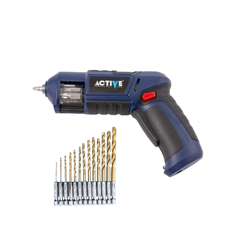 پیچ گوشتی برقی اکتیو تولز مدل AC-2936B همراه مته