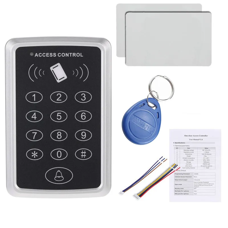 کنترل تردد RFID کارتی-رمزی به همراه تگ و کارت