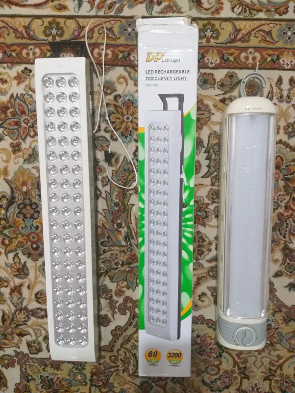 2 عدد چراغ شارژی