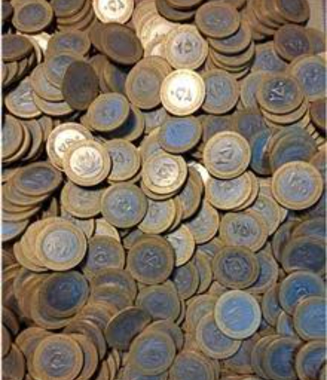 20 کیلو سکه 25 تومانی دورنگ آینده دار