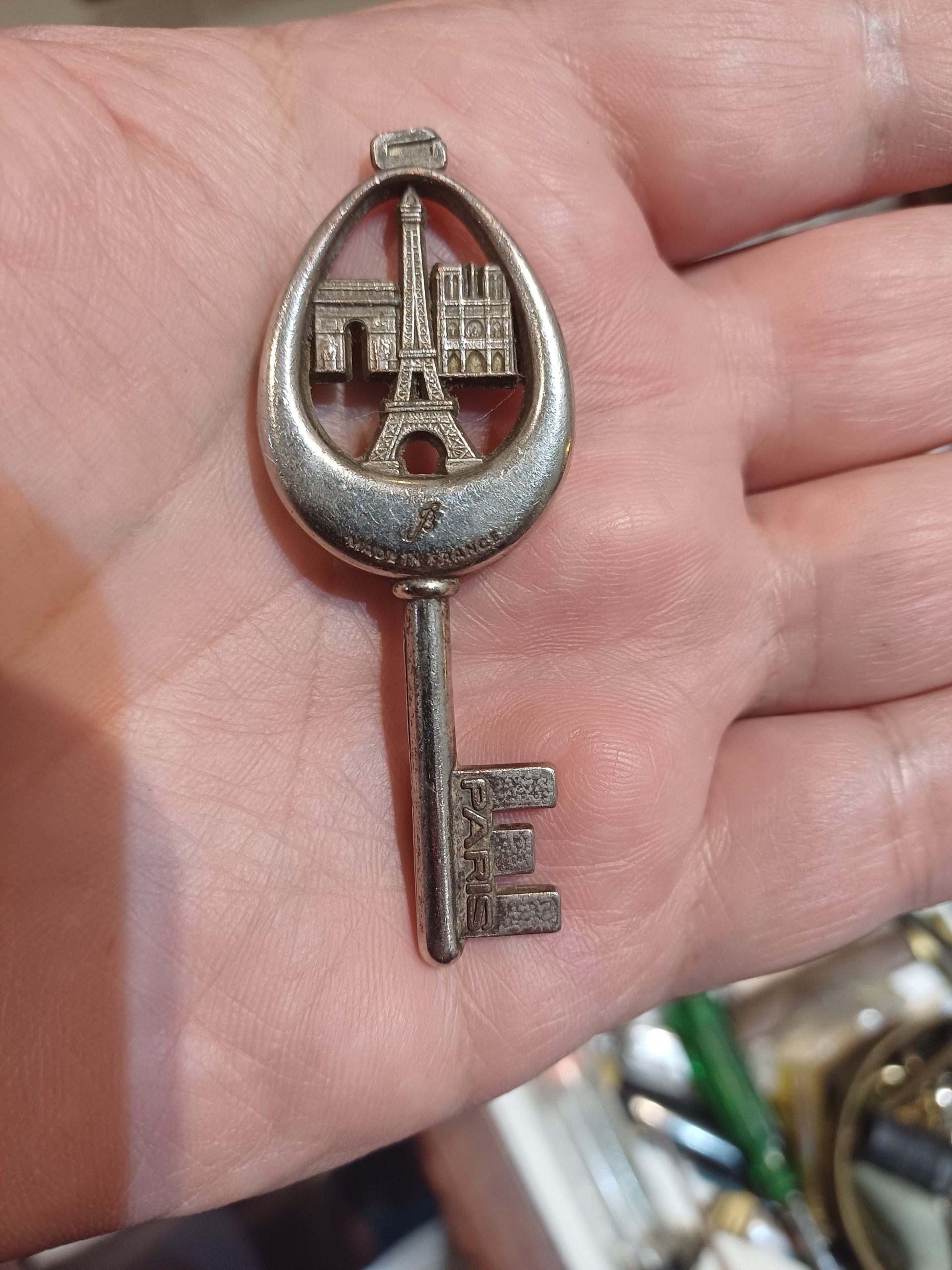 کلید برج ایفل پاریس قدیمی زیبا و کمیاب