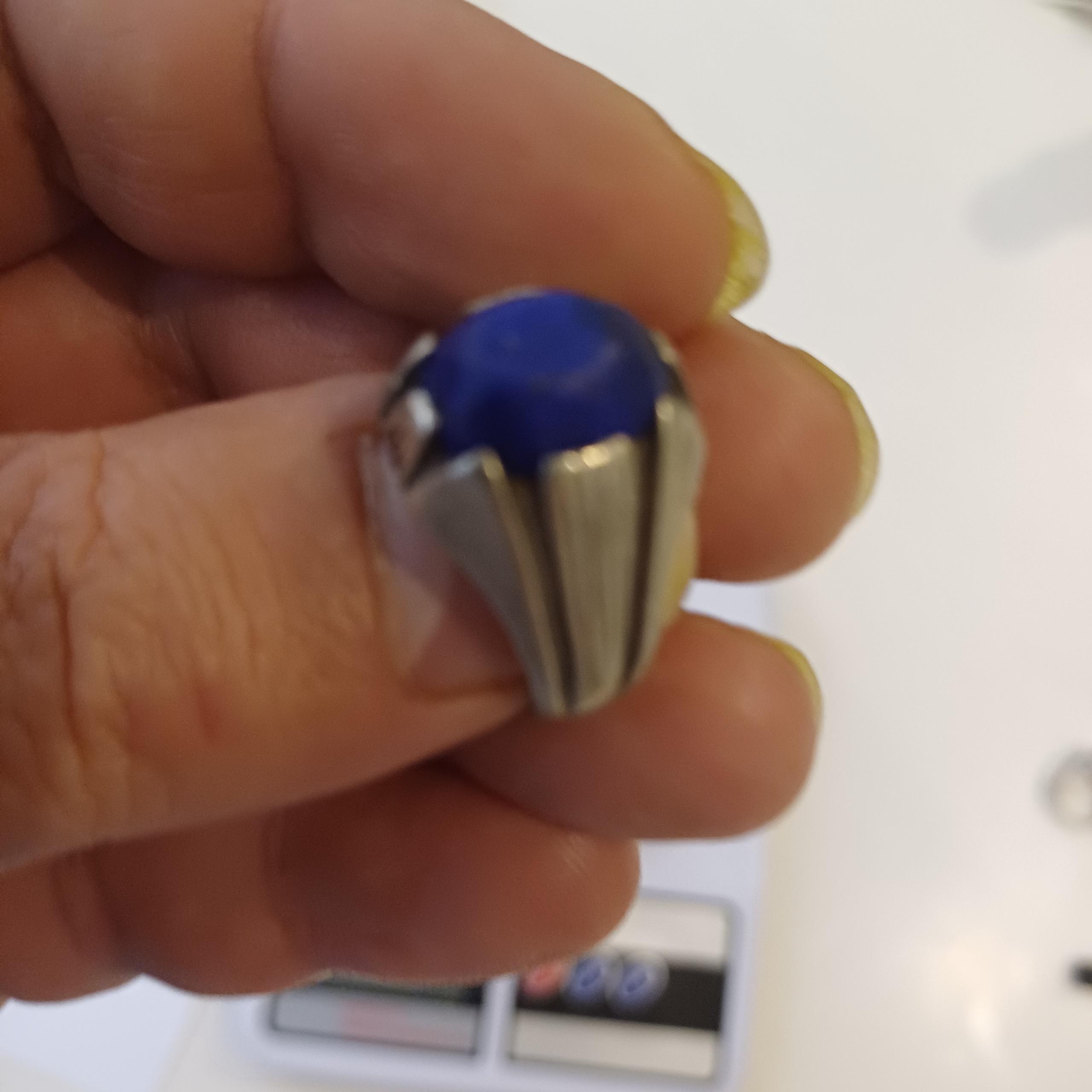 انگشتر قدیمی رکاب زیبا نقره 925 8 گرم