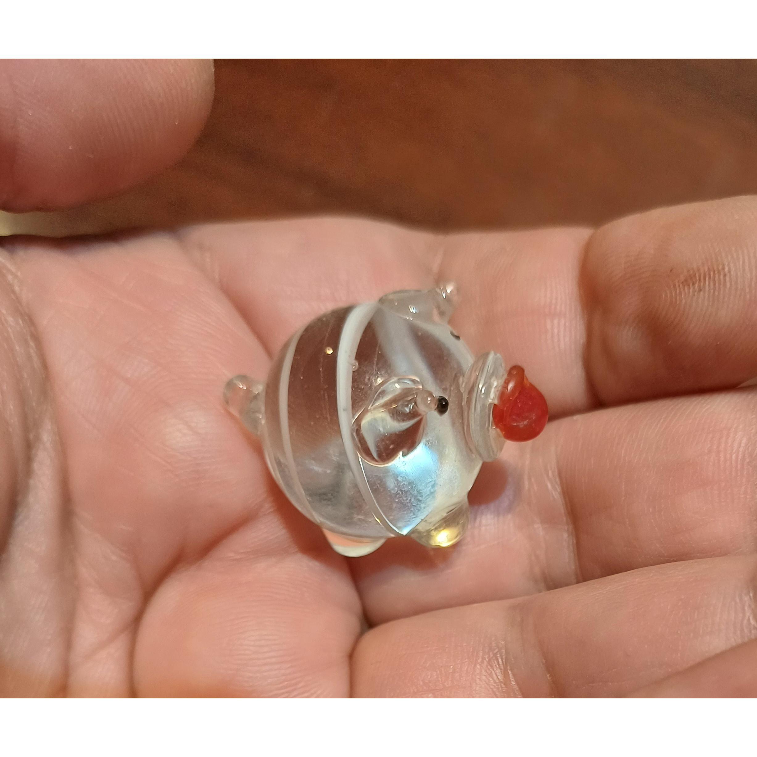 عروسک کریستالی قدیمی ماهی