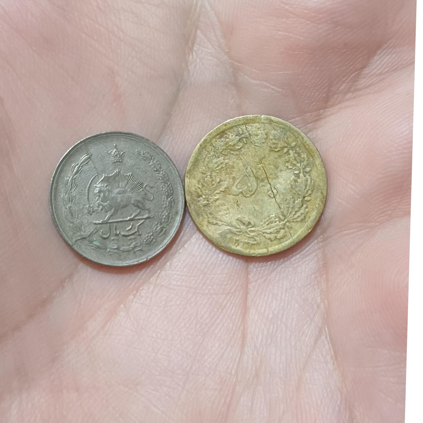 2سکه با ارور شکست قالب بسیار زیبا و کلکسیونی