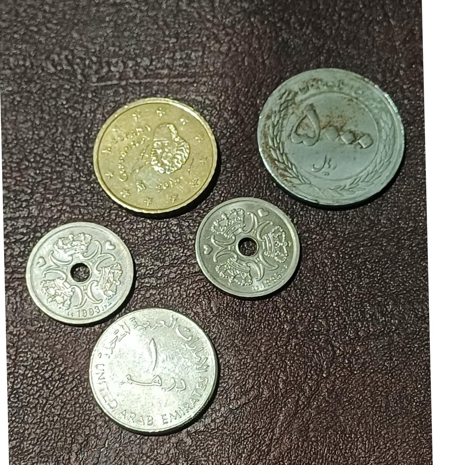 5 عدد سکه یکجا مطابق تصویر قیمت عالی