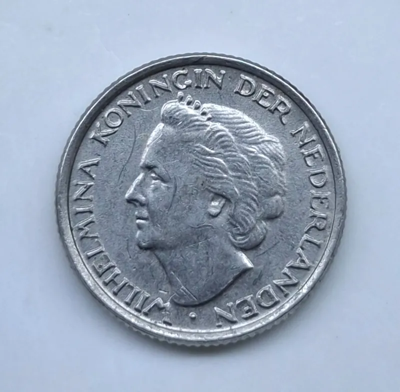 10 سنت بسیار قدیمی هلند 1948