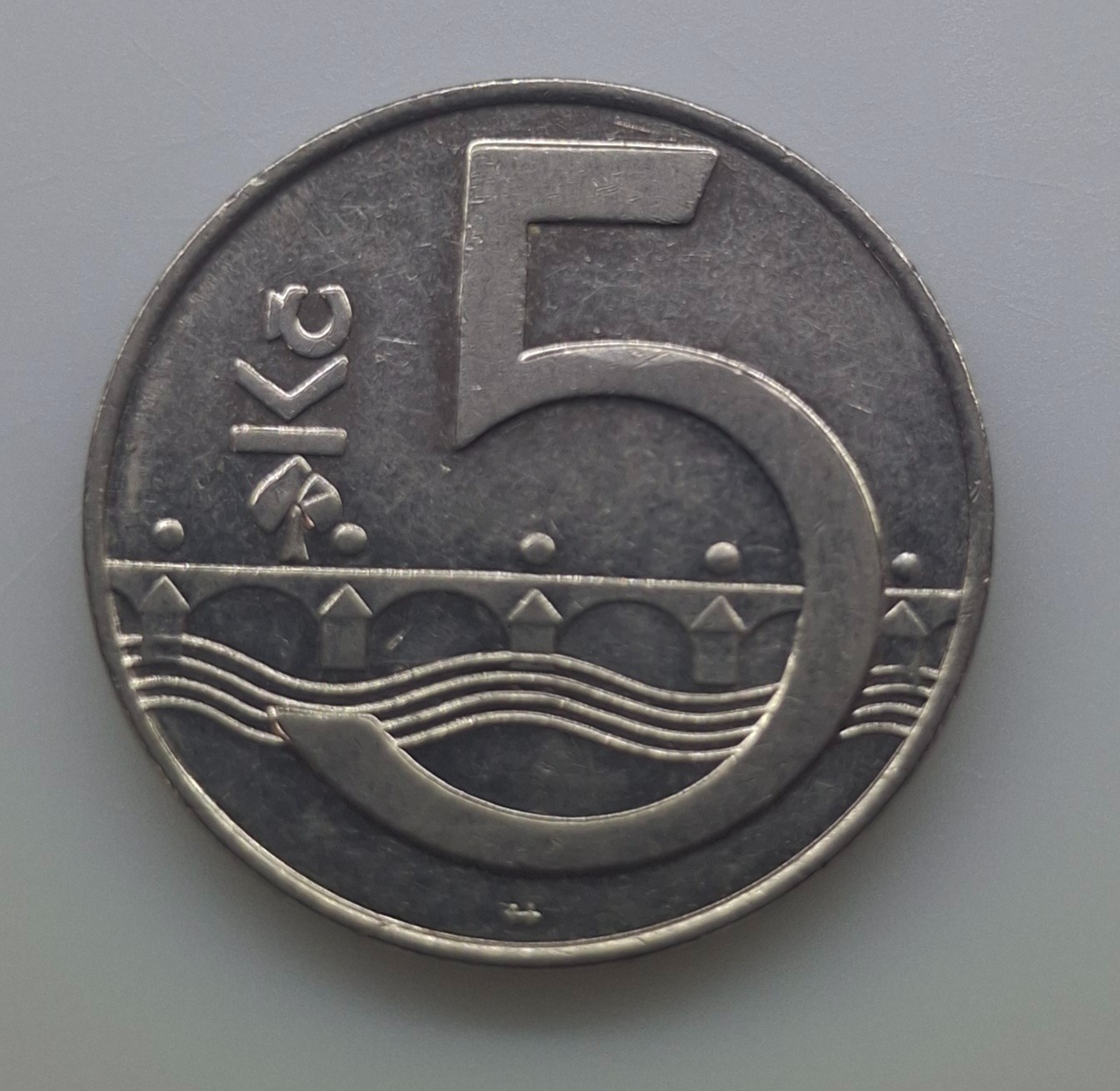 5 کرون چک در حد نو