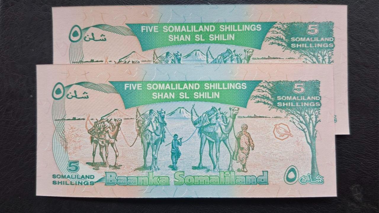 جفت بانکی 5 شیلینگ سومالی لند