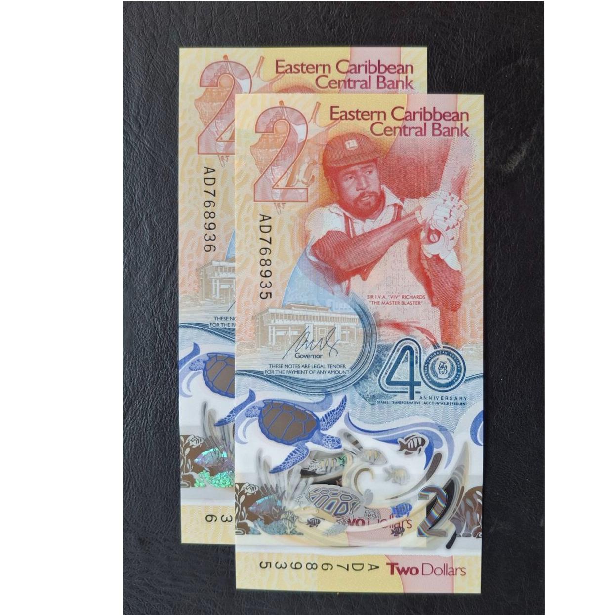 جفت بانکی 2 دلار کارائیب شرقی