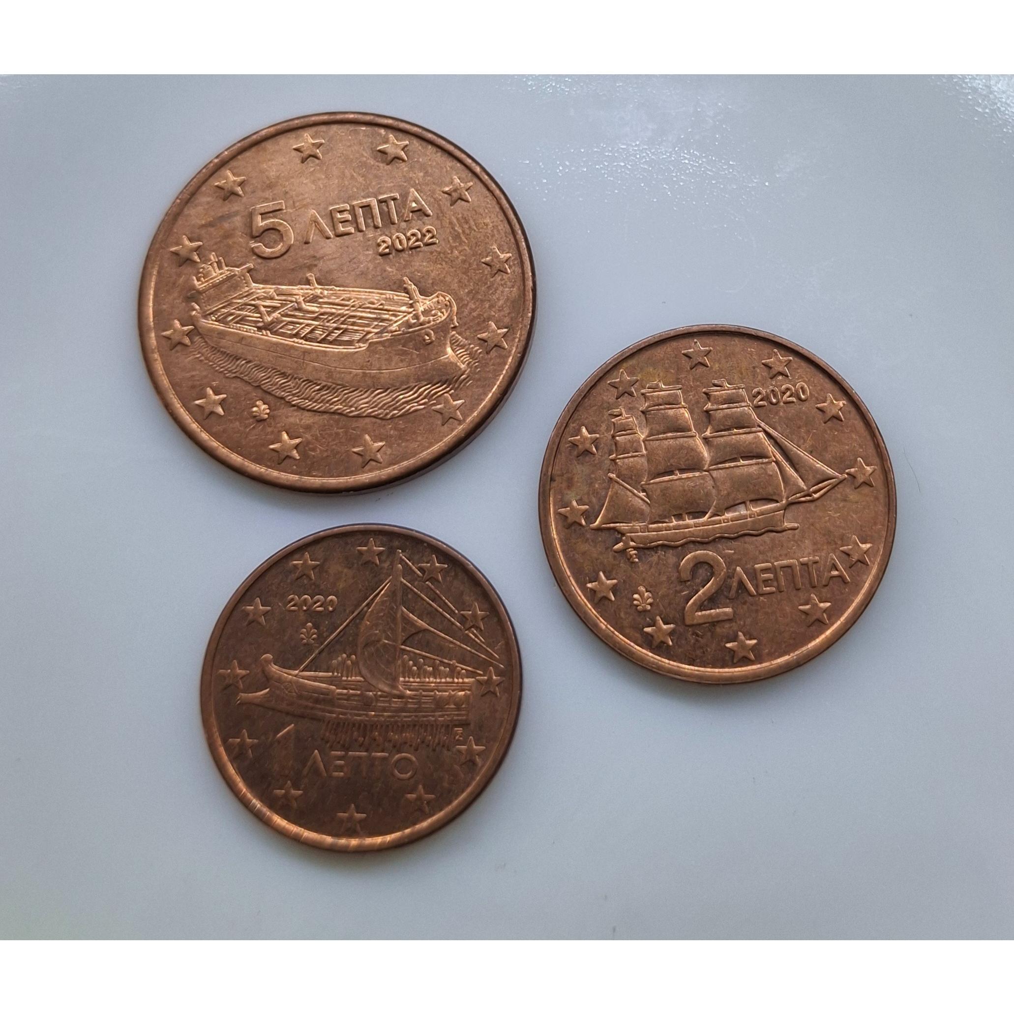 ست یورو سنت یونان در حد نو