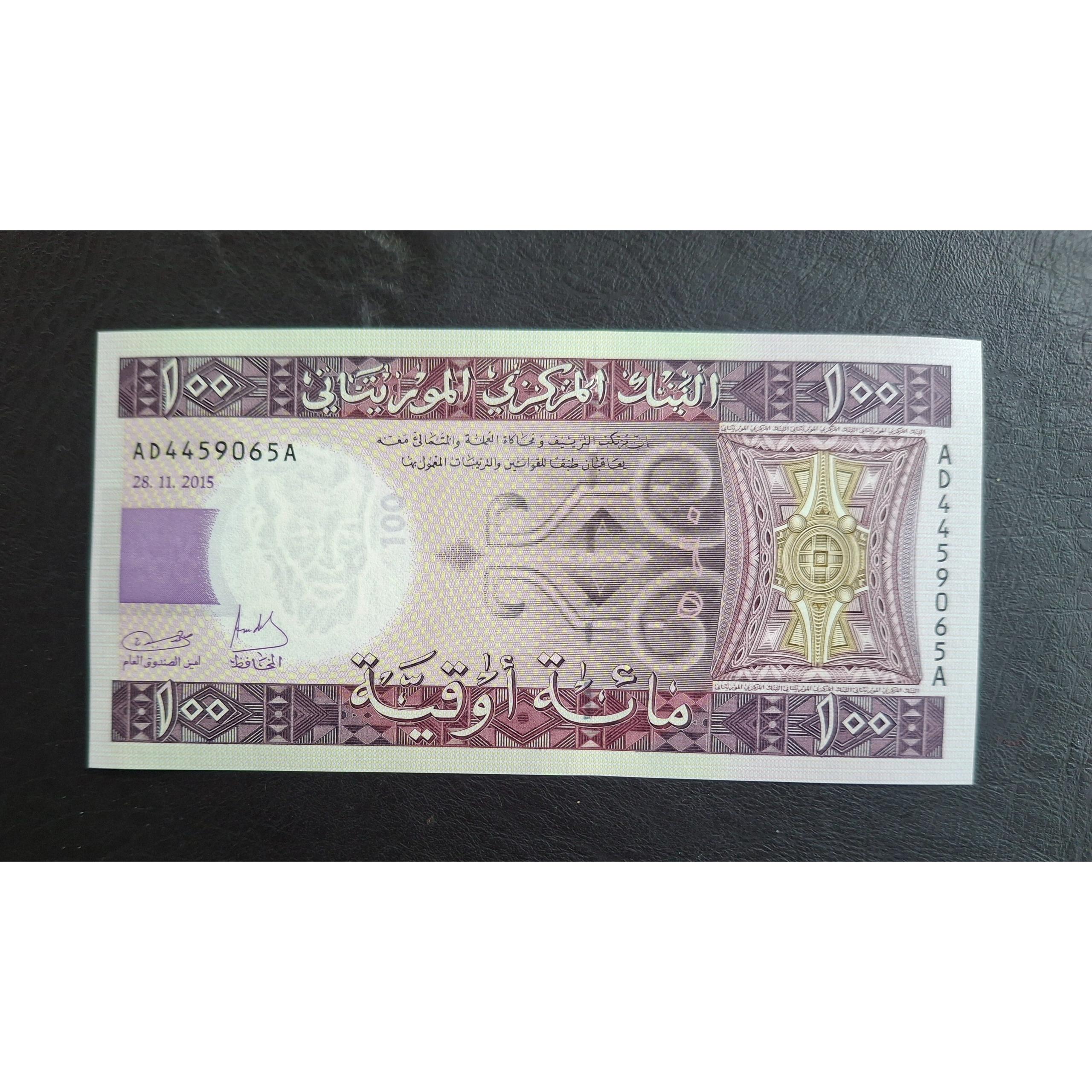تک بانکی 100 اوقیه موریتانی