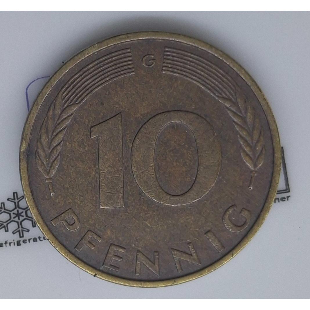 10 پنینگ قدیم آلمان 1977 (توضیحات)