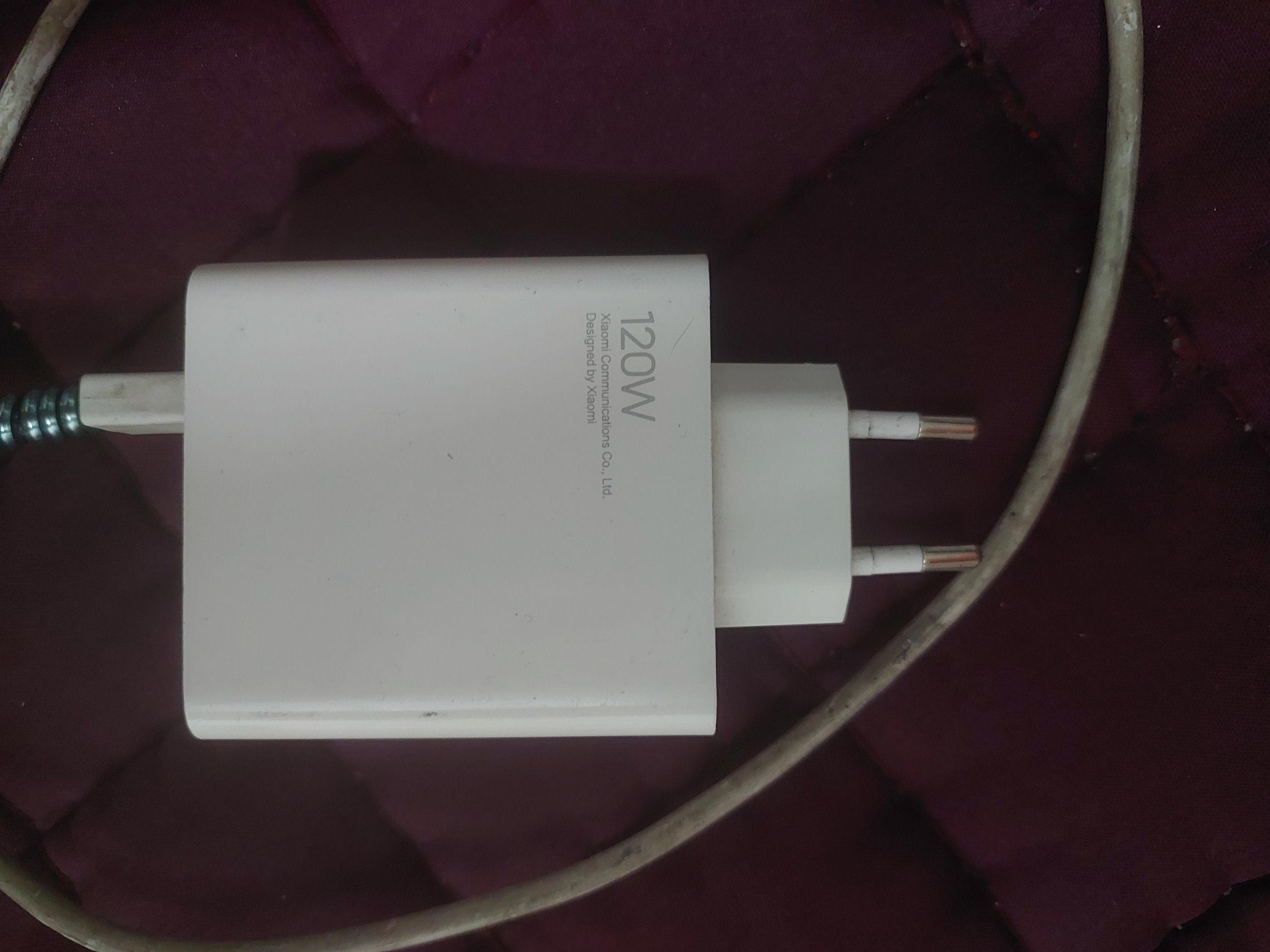 شارژر 120 وات شیائومی رو کارتنی