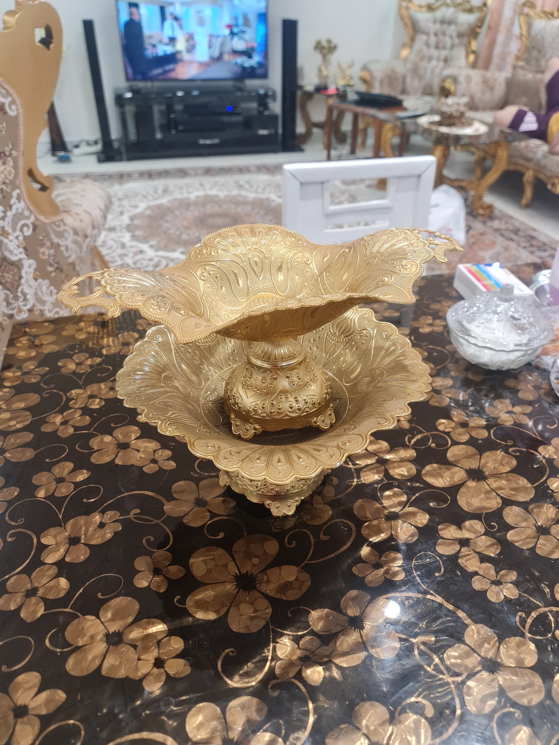 2 عدد ظرف برنجی قدیمی