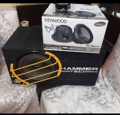 ساب کنوود hqr3000 همراه ساب باکس و گارد