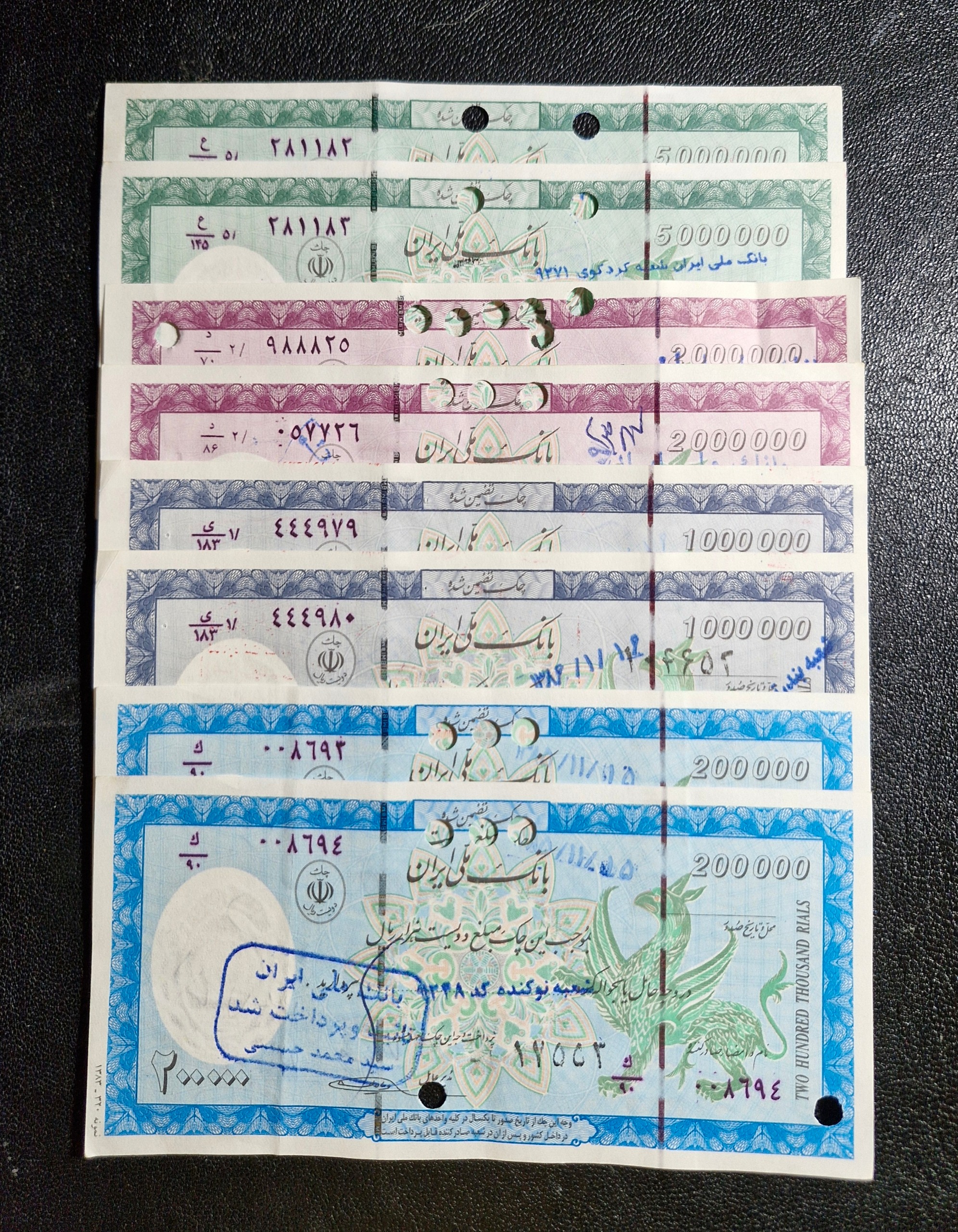 4 جفت تراول بانک ملی سایز بزرگ