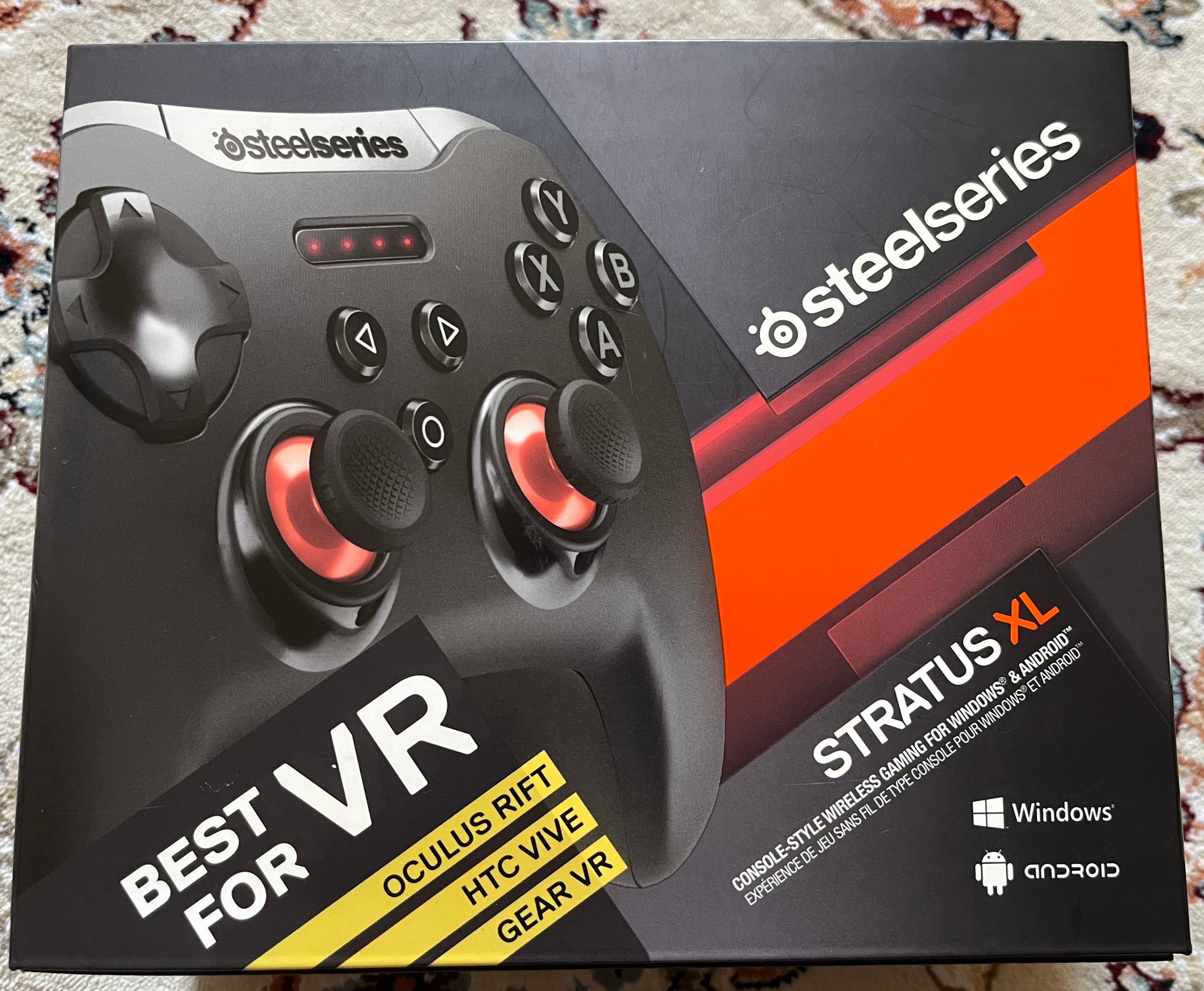 دسته بازی بی سیم steelseries stratus xl