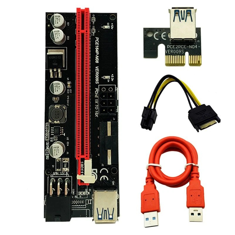 رایزر گرافیک تبدیل PCI EXPRESS X1 به X16 مدل 009S