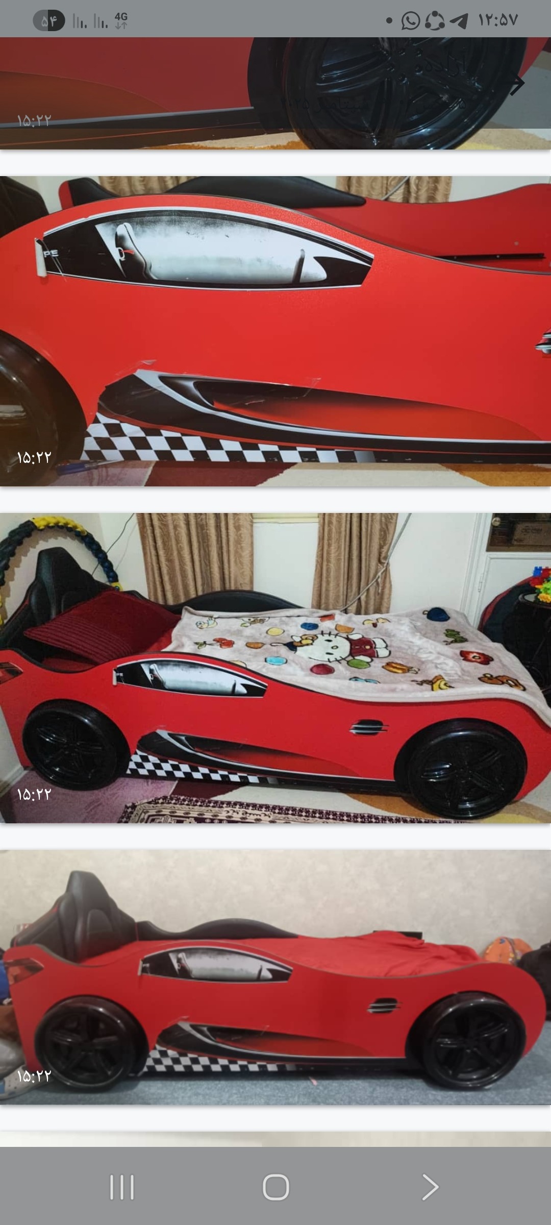 تخت خواب جوان