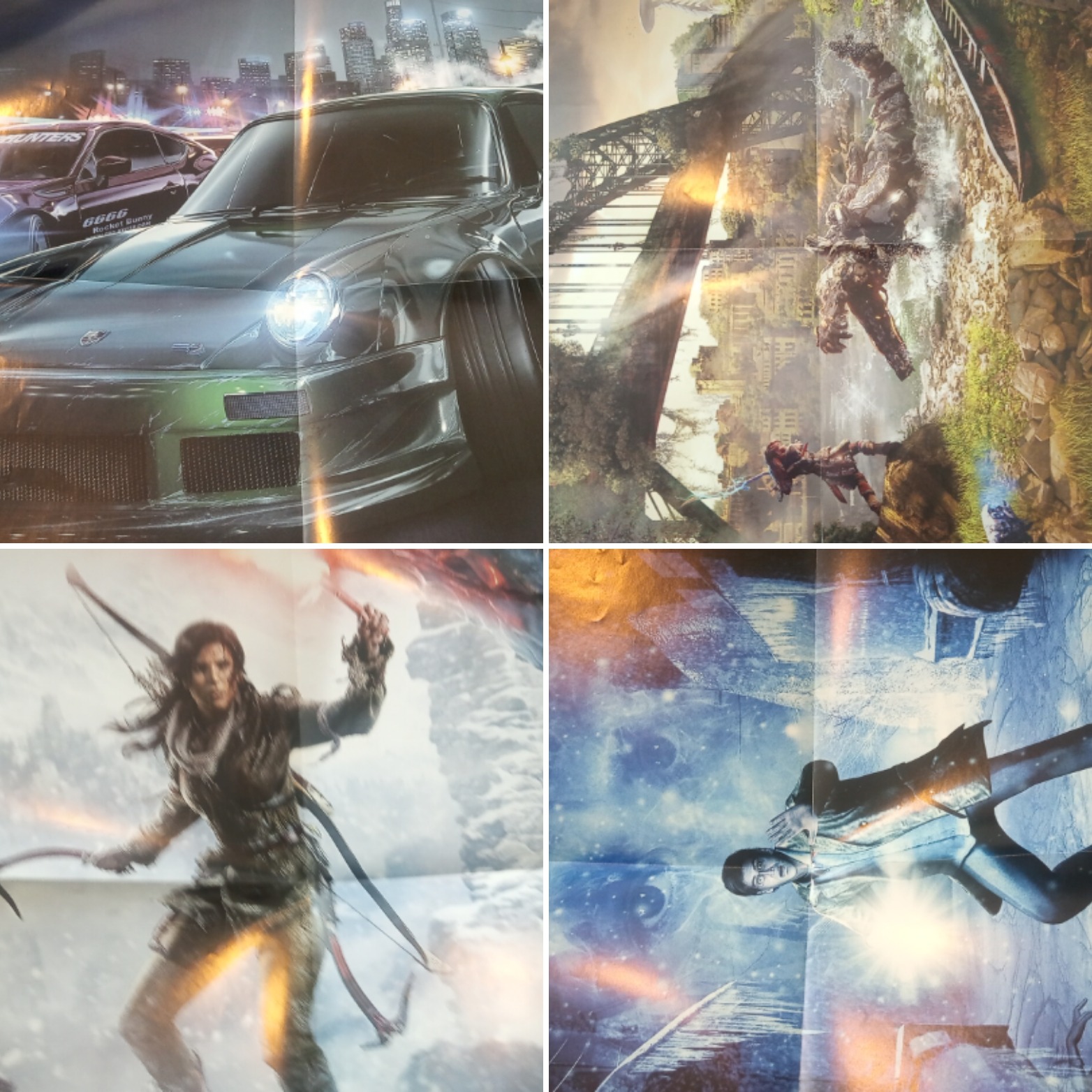 مجموعه چهار عددی پوستر مجله بازی نما 10