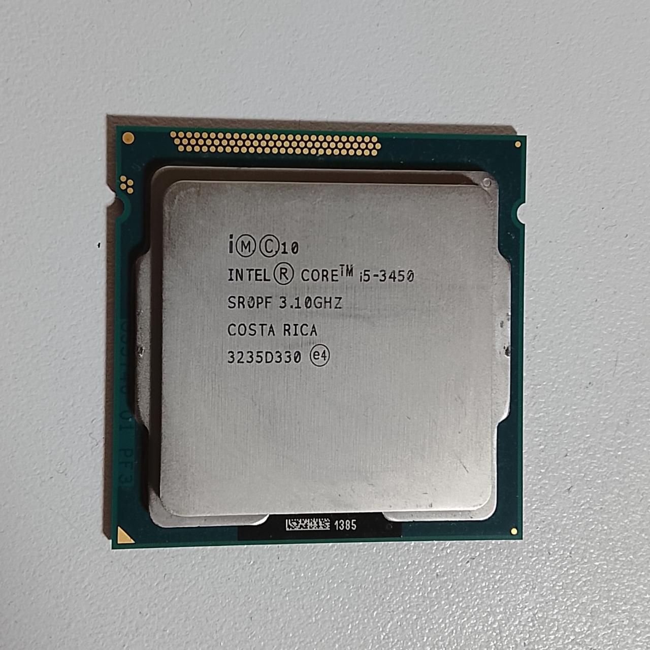 سی پی یو CPU Intel i5 3450 سالم و تمیز