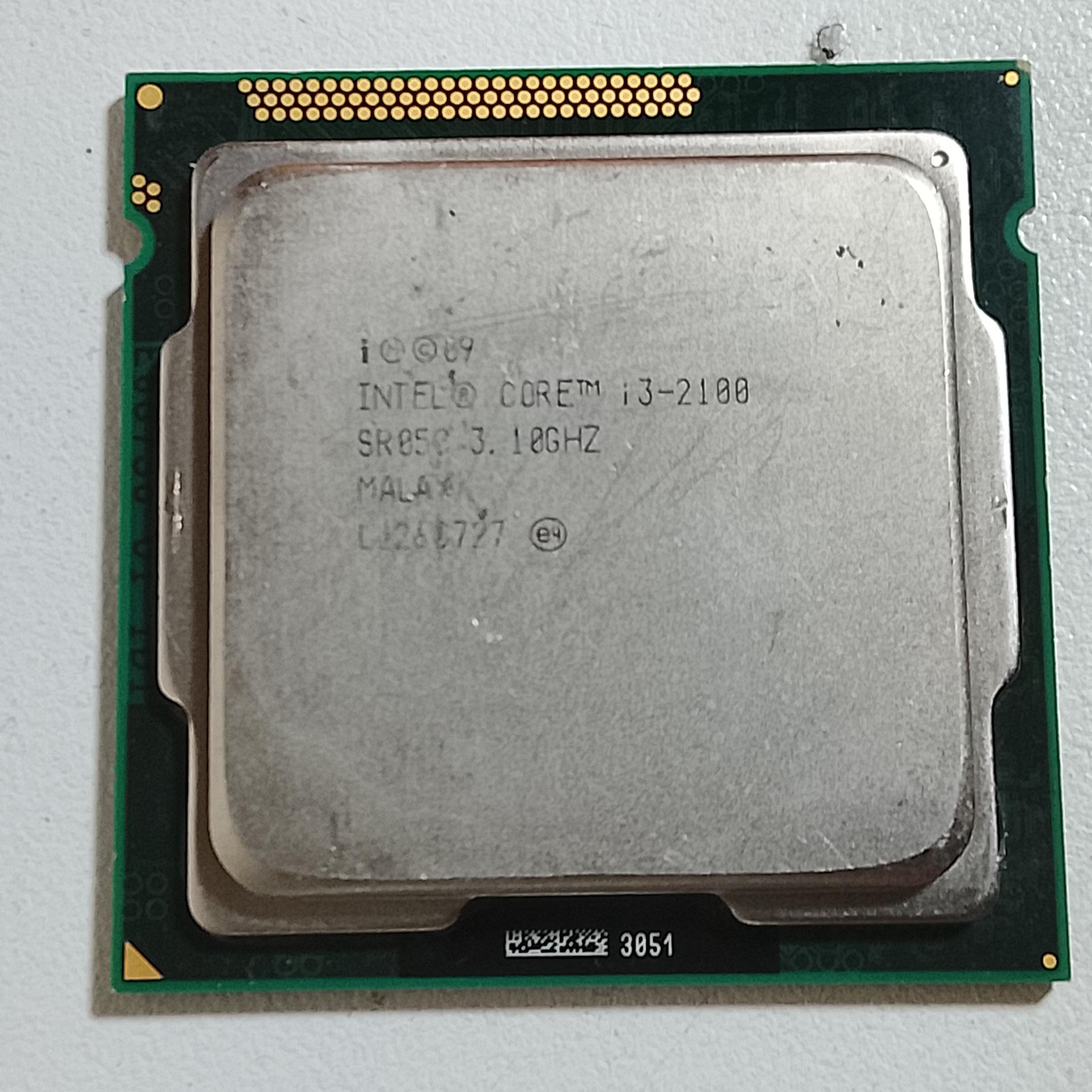 سی پی یو CPU Intel i3 2100 سالم و تمیز