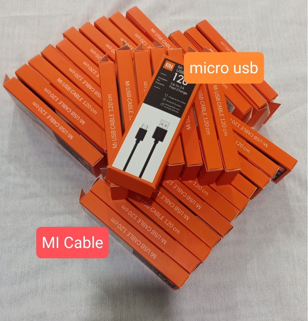 کابل شارژ اندروید میکروusb برند شیائومی