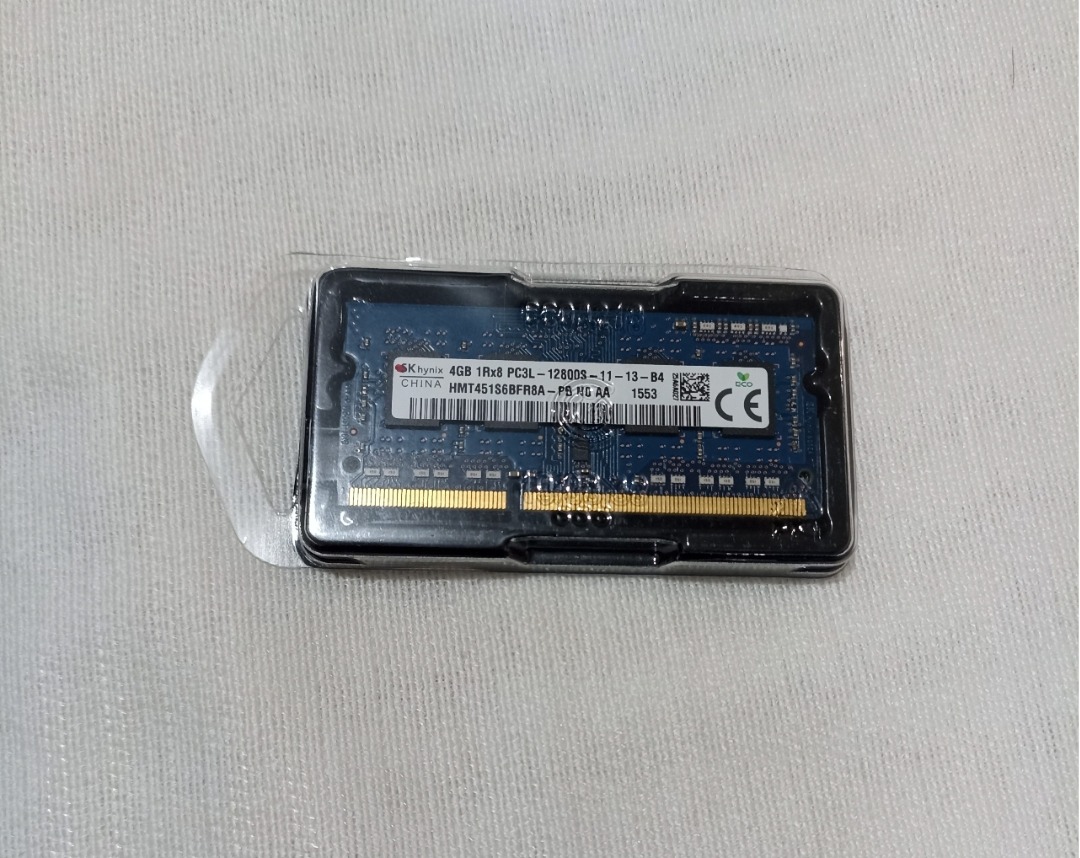 رم لپ تاپ کره ای 4 گیگ ddr3 pc3L