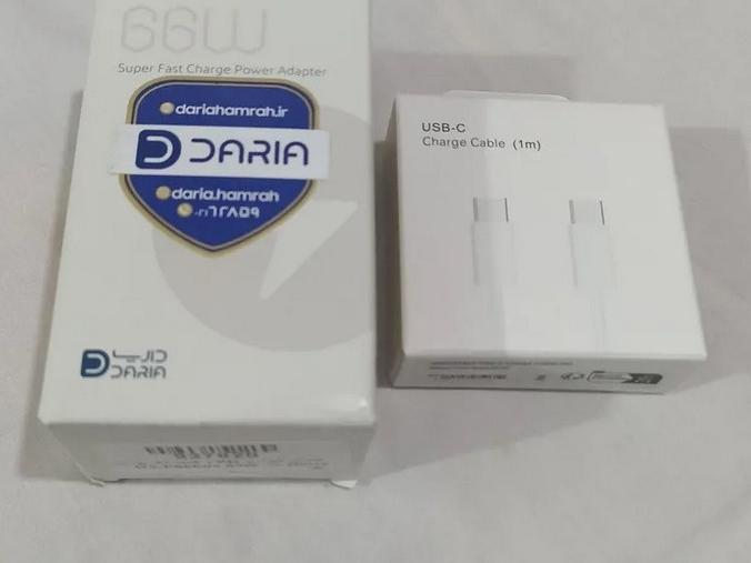 سوپرشارژر 66واتی اصل وسنگین بهمراه کابل تایپ C