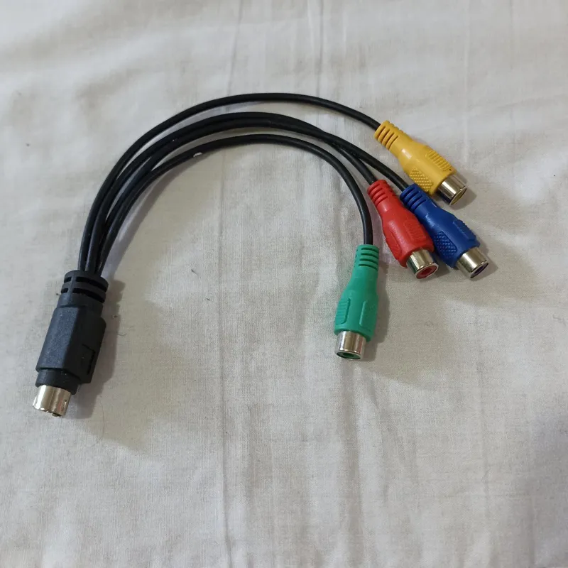 تبدیل svideo 7pin به کامپوننت 4عددی