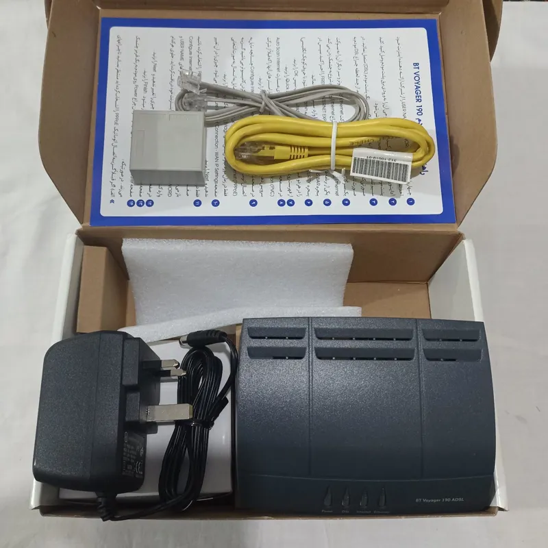 مودم ADSL2PLUS دارای شارژر سنگین مدل باسیم مارک BT