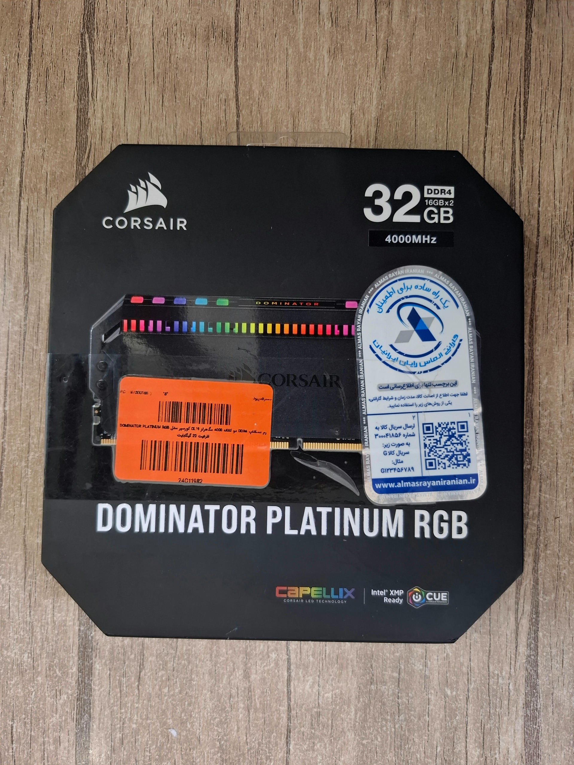 رم DDR4 Corsair Dominator Platinnm RGB 32G 4000