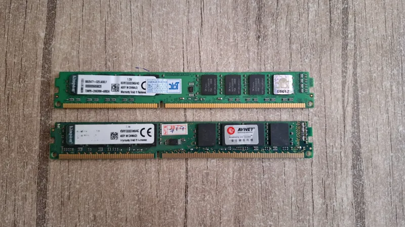 رم 4 گیگ DDR3 Kingston 1333 دوبر چیپ
