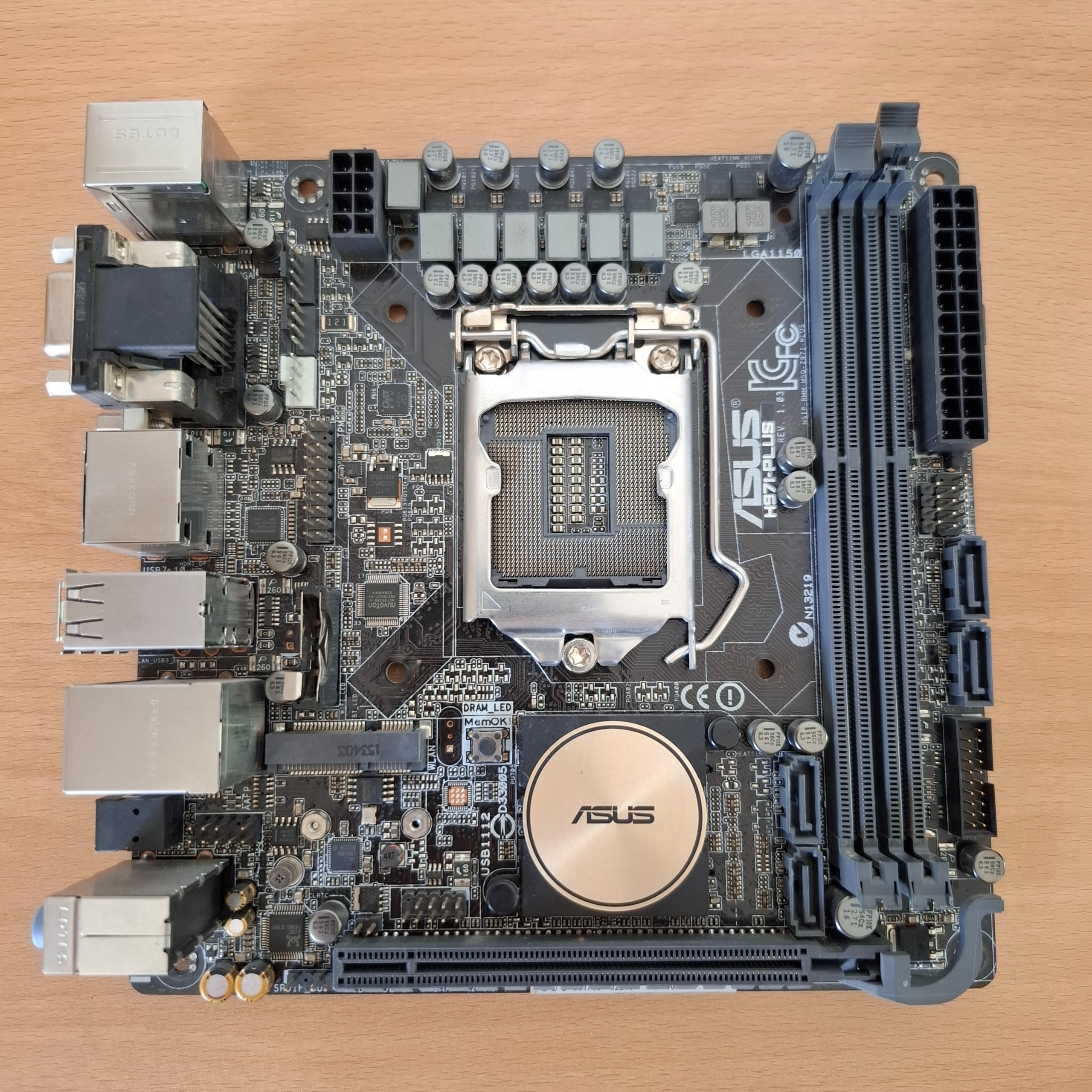 مادربرد Asus H97i Plus با قابلیت نصب M2 و WiFi