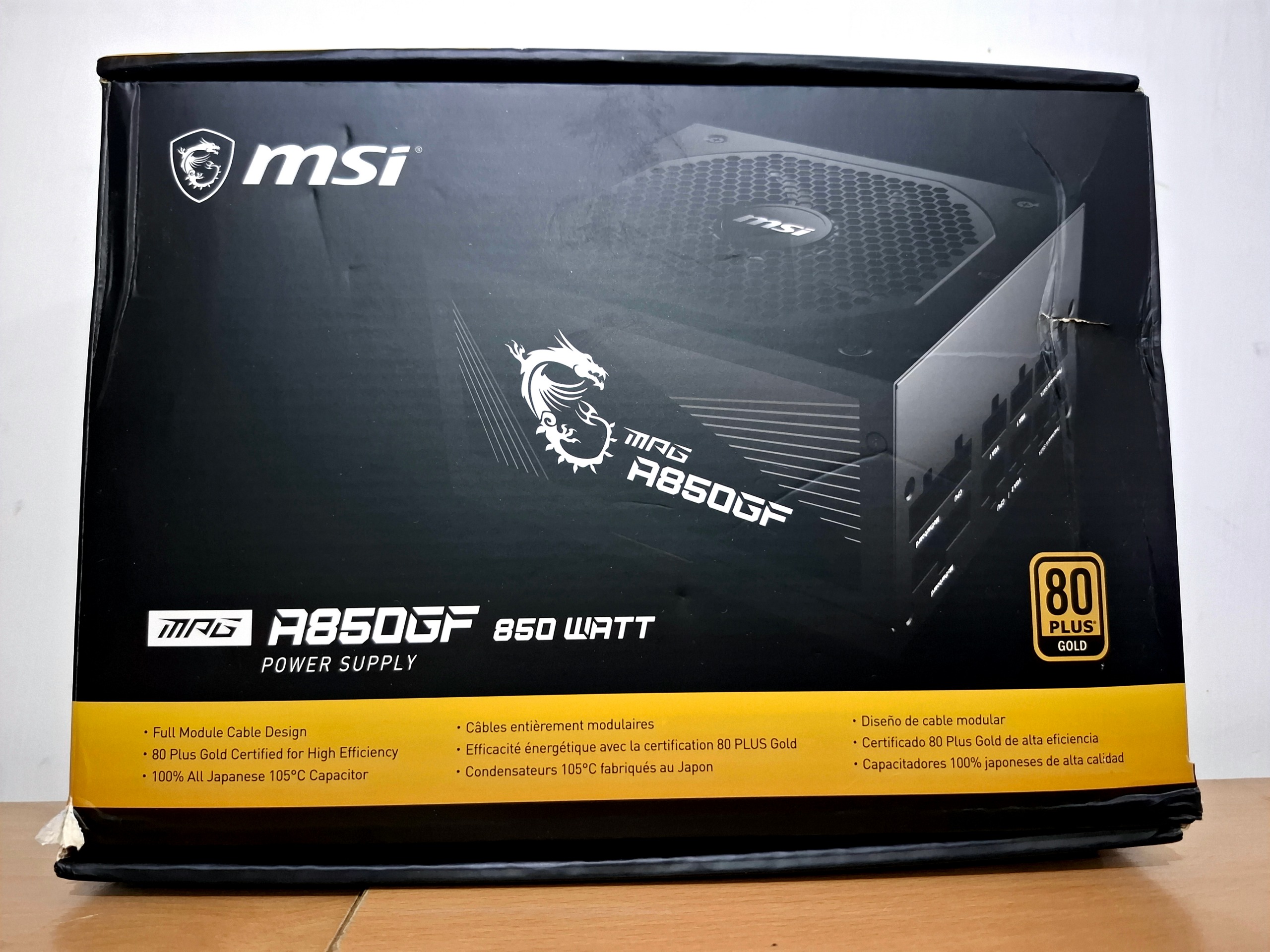 پاور MSI MPG 850 Full Gold